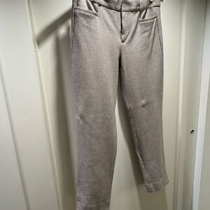 Banana Republic Women's Houndstooth Trousers - Beige